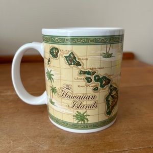 The Hawaiian Islands Map Mug